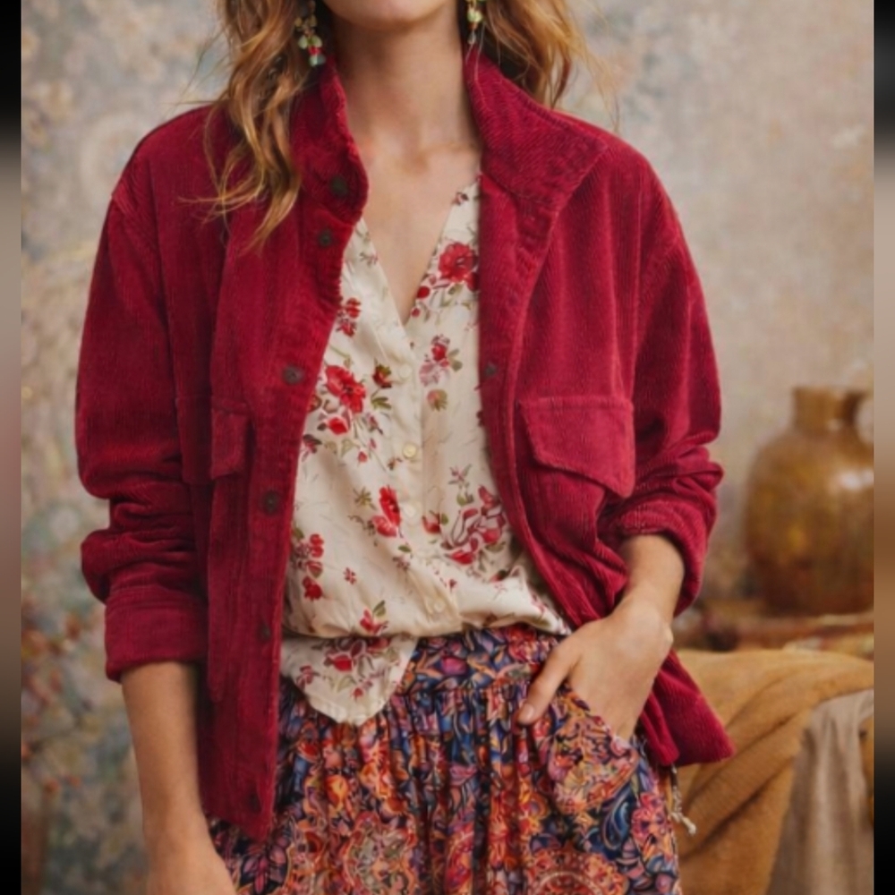 ANTHRO | $148 Avec Les Filles Corduroy Jacket
